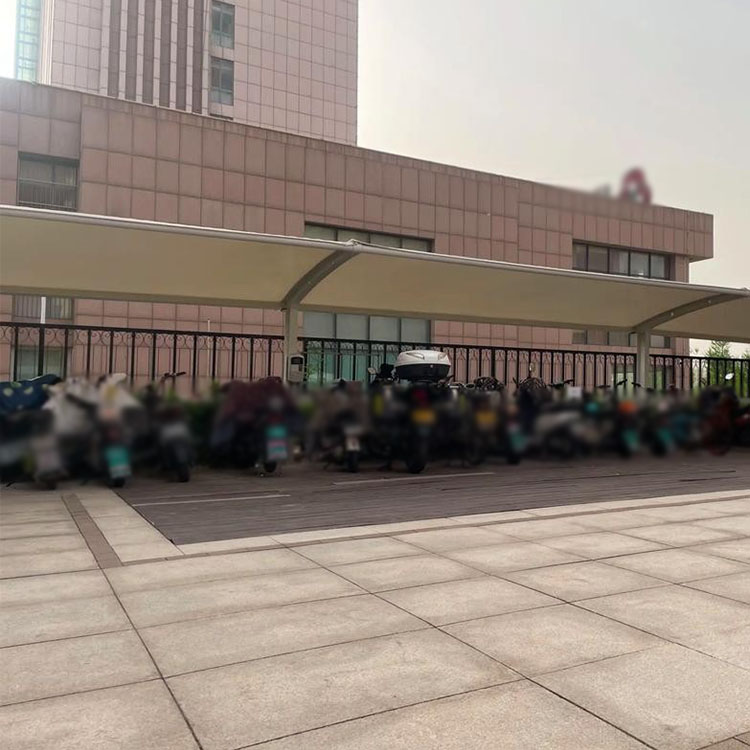 黄埔区膜结构电动车棚